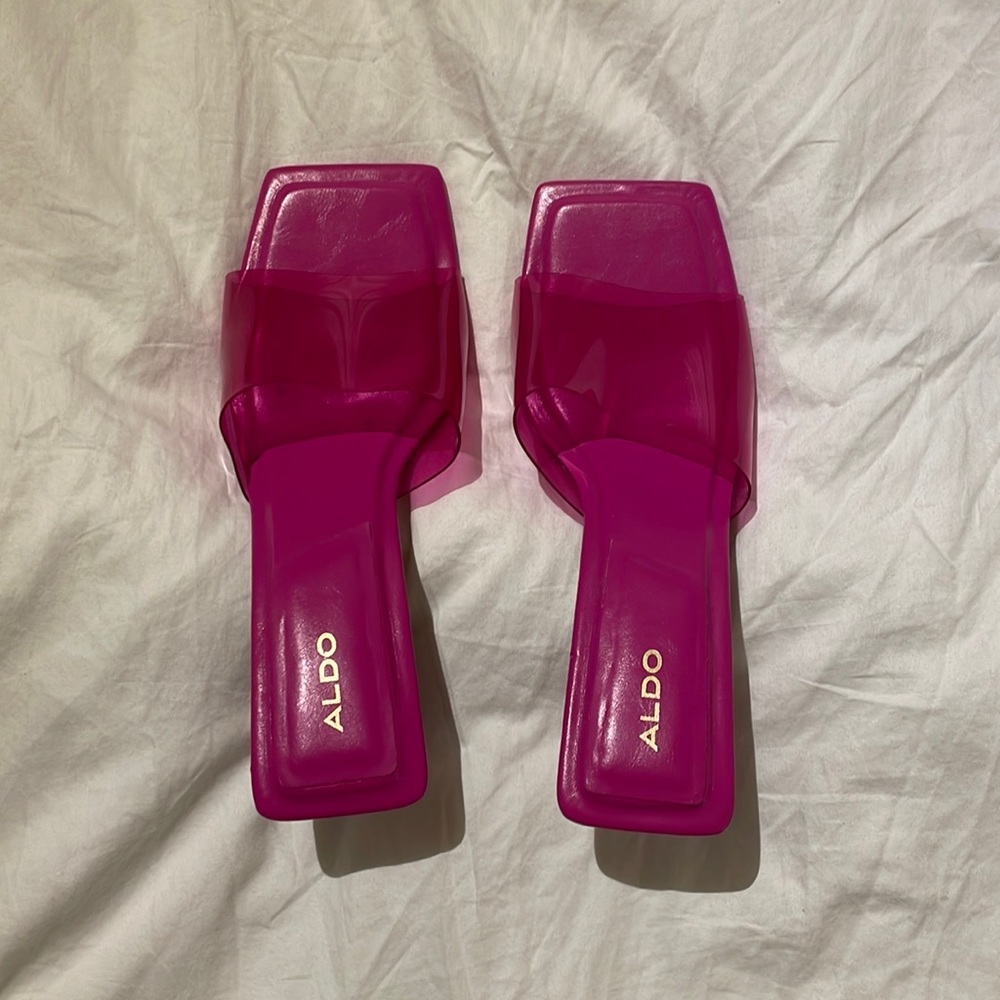 Also Hot Pink Sandals